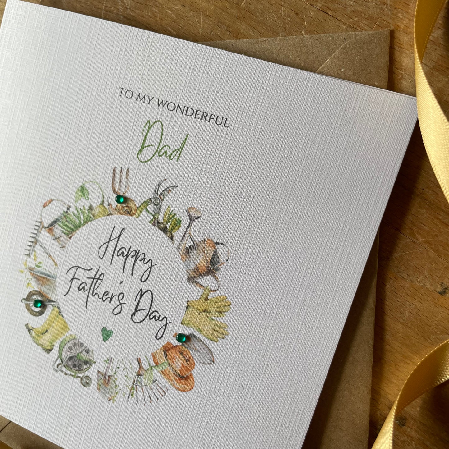 Personalised Father's Day Card - Gardening Card - Father's Day Gift Card - any name